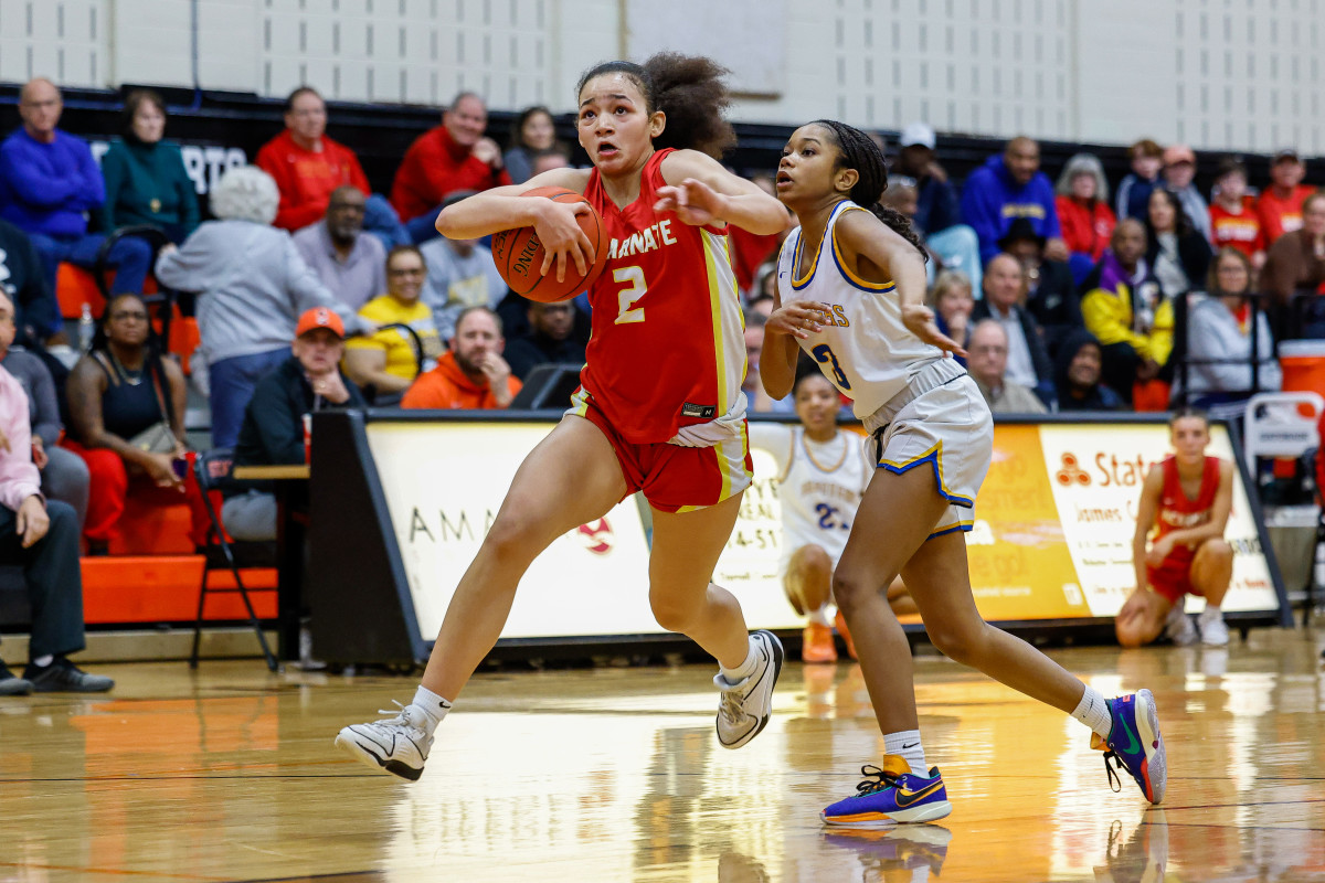 Missouri girls high school basketball: Incarnate Word vs. John Burroughs from February 3, 2024